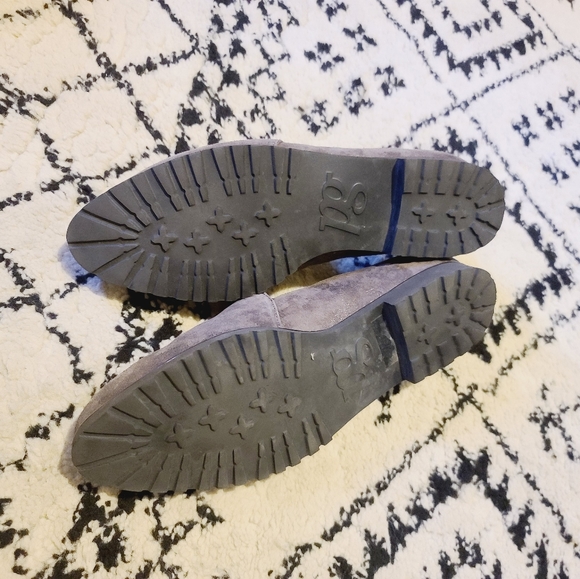Paul Green Gray Shimmer Loafer Flat Shoes 8 - Picture 10 of 15